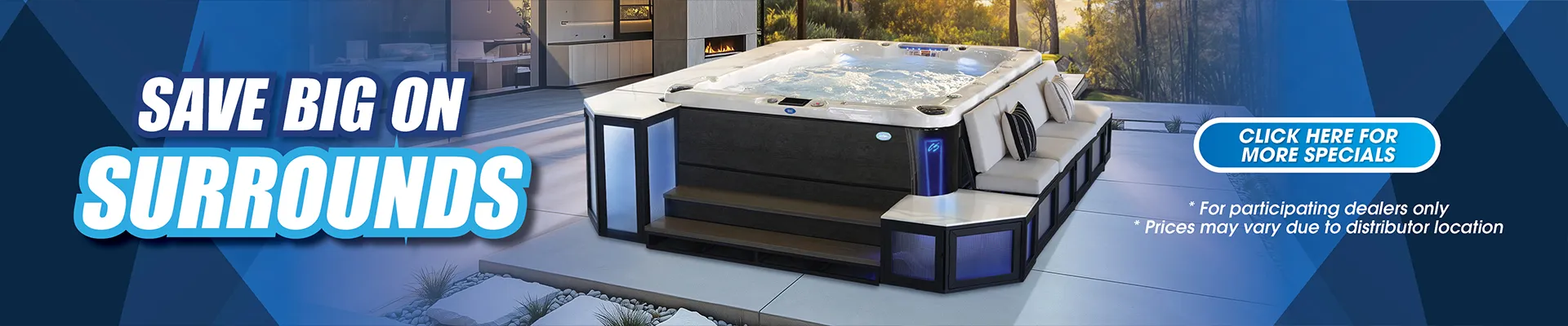 Calspas hot tub being used in a family setting - Jefferson