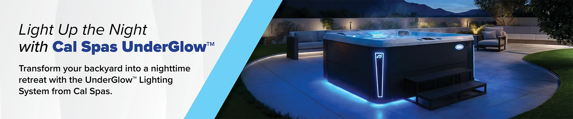 Calspas hot tub being used in a family setting - Jefferson